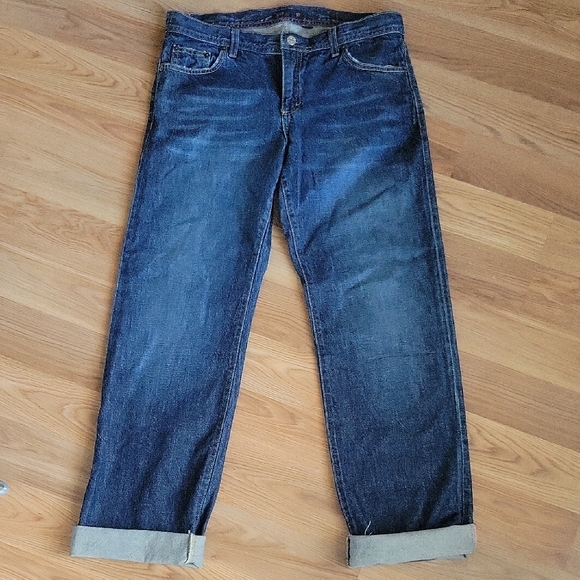 J. Crew Women's Straight-Leg Dark Blue Denim Jeans - Picture 2 of 10